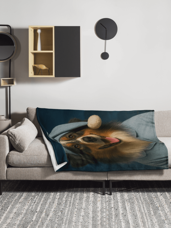 YOUR BEST FRIEND! / THROW BLANKET WITH PERSONALIZED NAME product image (2)