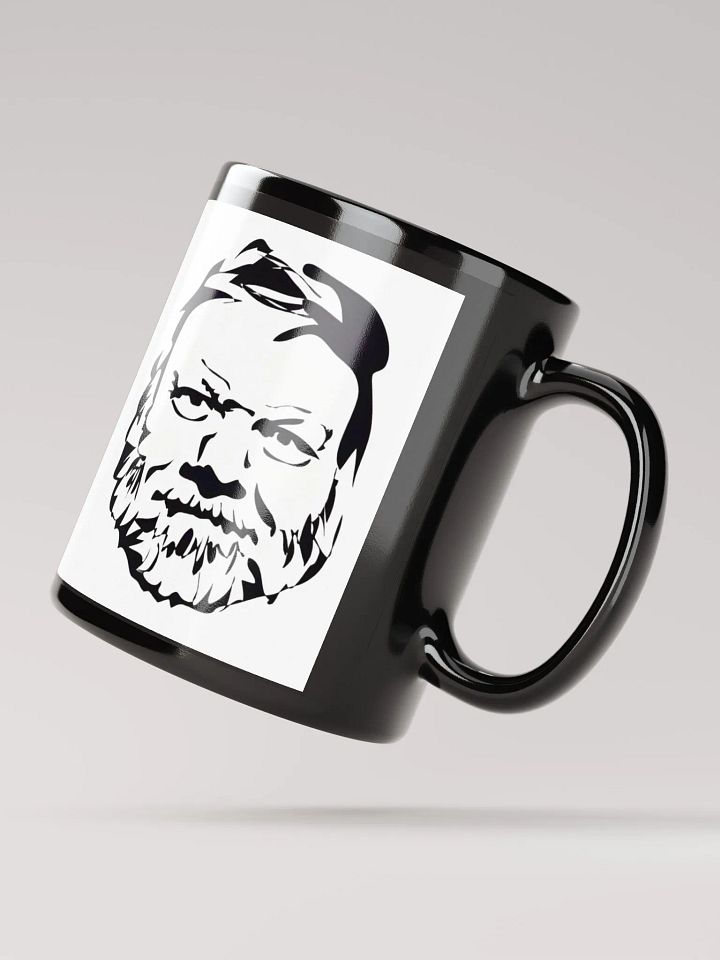 Wise Beard Man Mug (Black) product image (3)