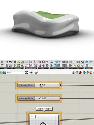Grasshopper - EX 10 - Graph mapper + Attractor curve #architecturetiktok #model #rendering #models #render #parametricdesign #zahahadid #architect #design #grasshopper #modeling #architecture #architecturedesign #architectureschool #architecturestudentlife #parametricarchitecture #architecturestudent #grasshopper3d #architecturemodel #rhino