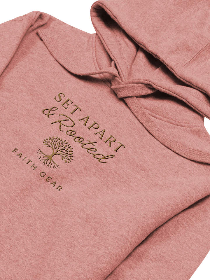 Set Apart & Rooted Embroidered Branded Hoodie (Light Colors) product image (2)