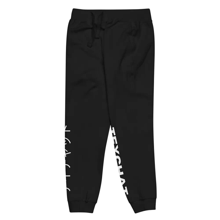 TeyChat Black Athletic Unisex Sweatpants product image (2)