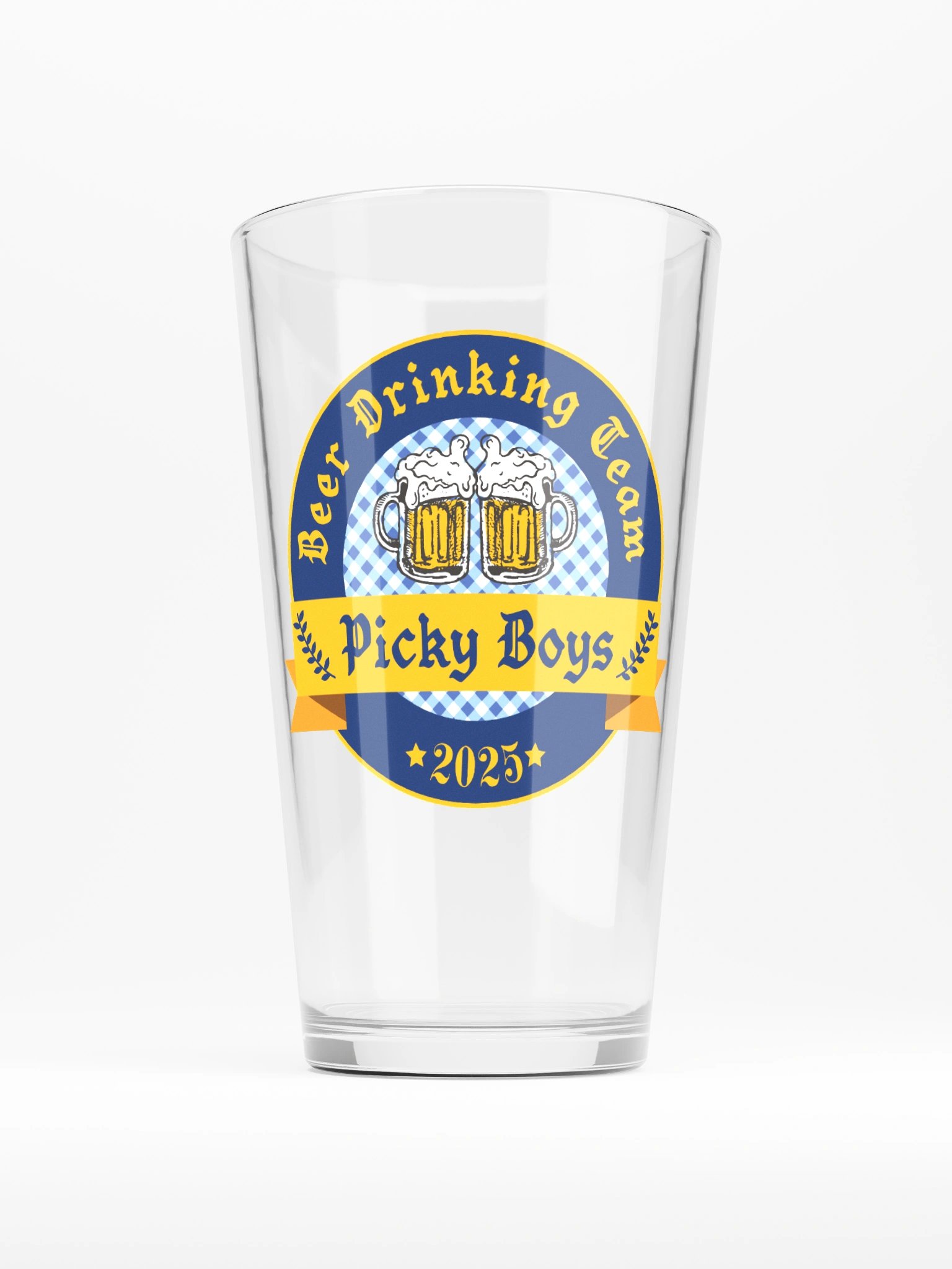 Beer Drinking Team '25 Pint Glass product image (3)