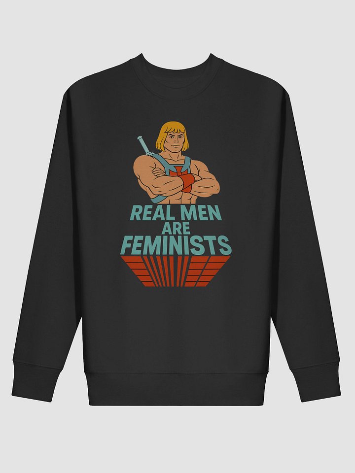 Real Men Are Feminists Sweatshirt – Warm, Bold, and Proud product image (2)