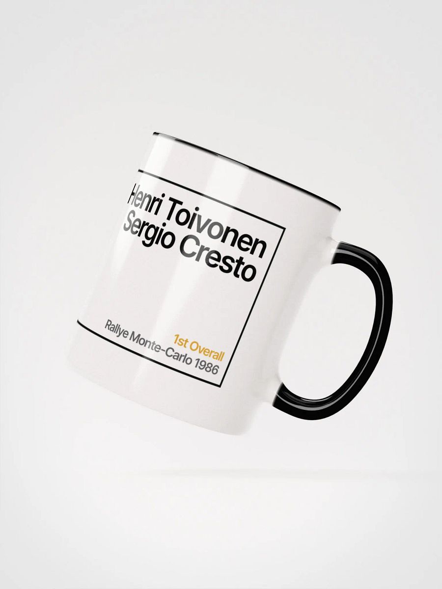 Ceramic Mug / Henri Toivonen / Rallye Monte-Carlo 1986 Number 7 product image (2)