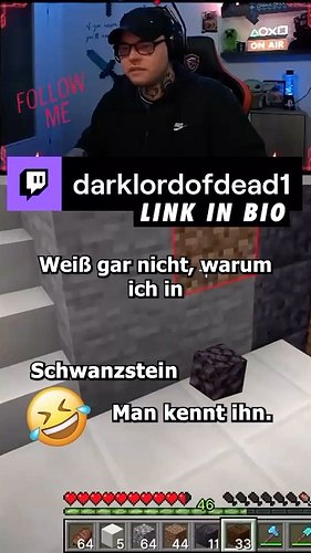 Der gute Schwanzstein 😂 | DarkLordOfDead1 auf #twitch 
Danke an @m1ch3ll3.pl für den Clip 🫶🏻
————————————————————————————
#tw...