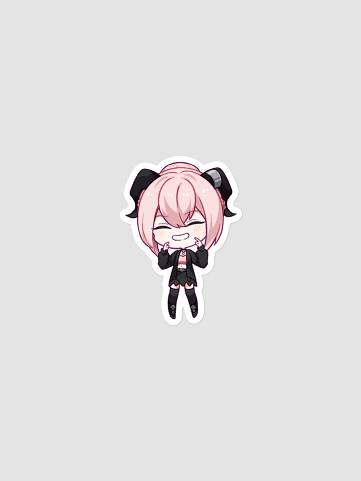 Happy Chibi Bubble-Free Sticker product image (1)