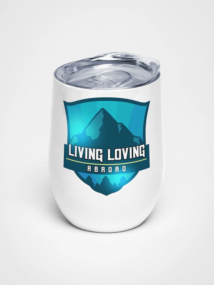 Living Loving Abroad Wine Tumbler product image (1)