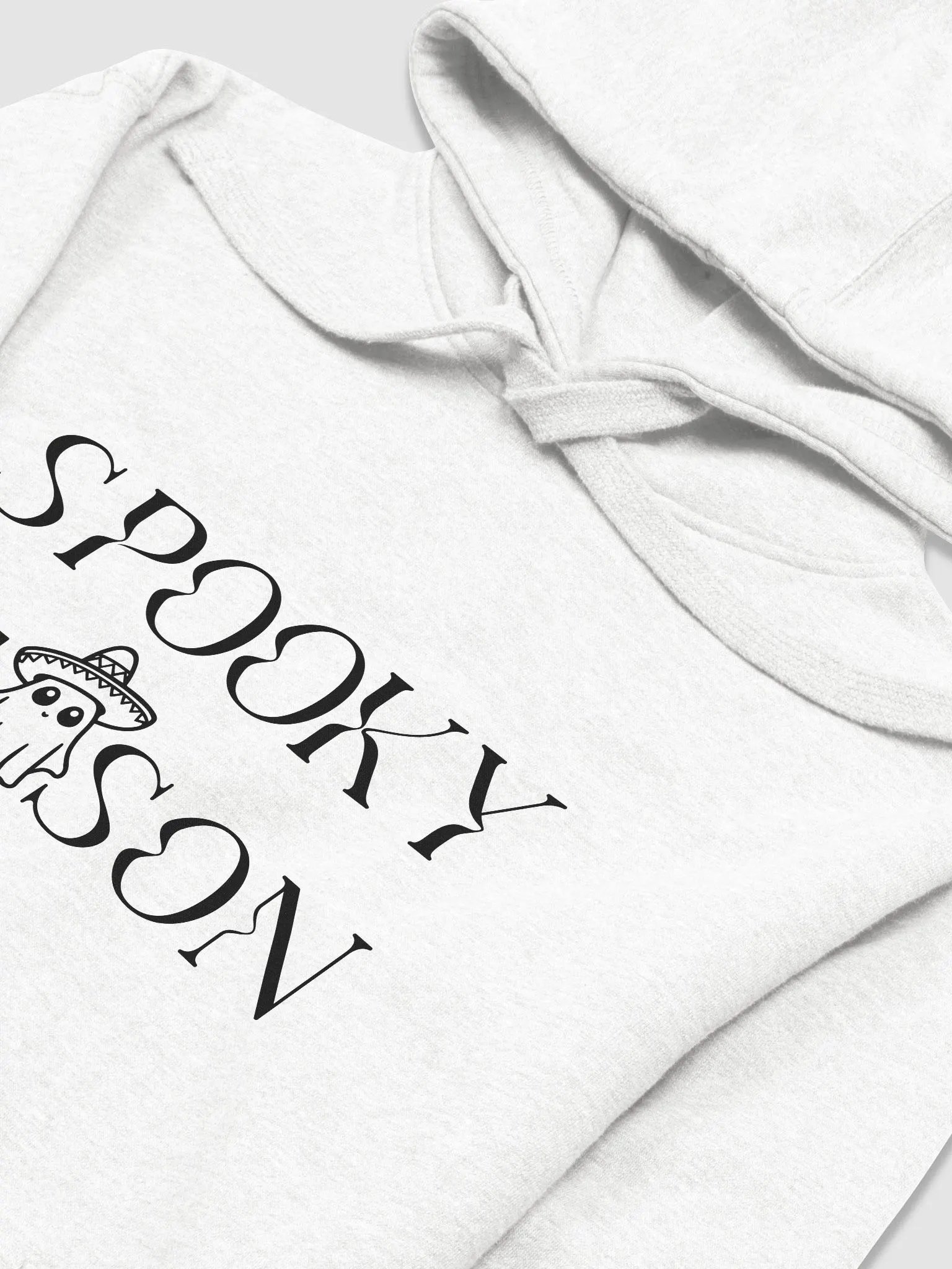 Spooky Season Sombrero Ghost Monochrome Premium Hoodie product image (3)