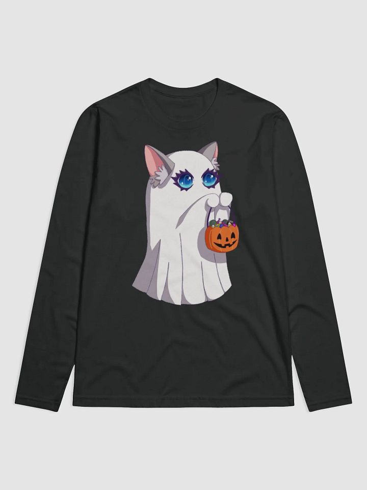 Trick-or-Cat Long Sleeve T-Shirt product image (2)