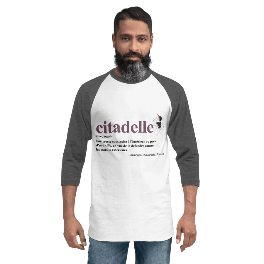 Raglan T-Shirt with Citadelle Definition in French product image (73)