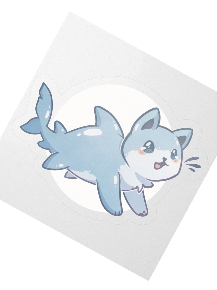 CATSHARK - White shark - Sticker product image (5)