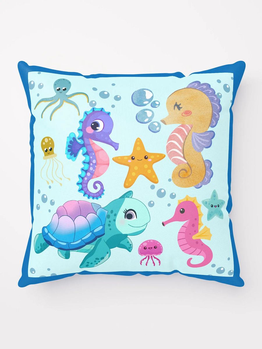 Seahorses and Friends Throw Pillow product image (9)