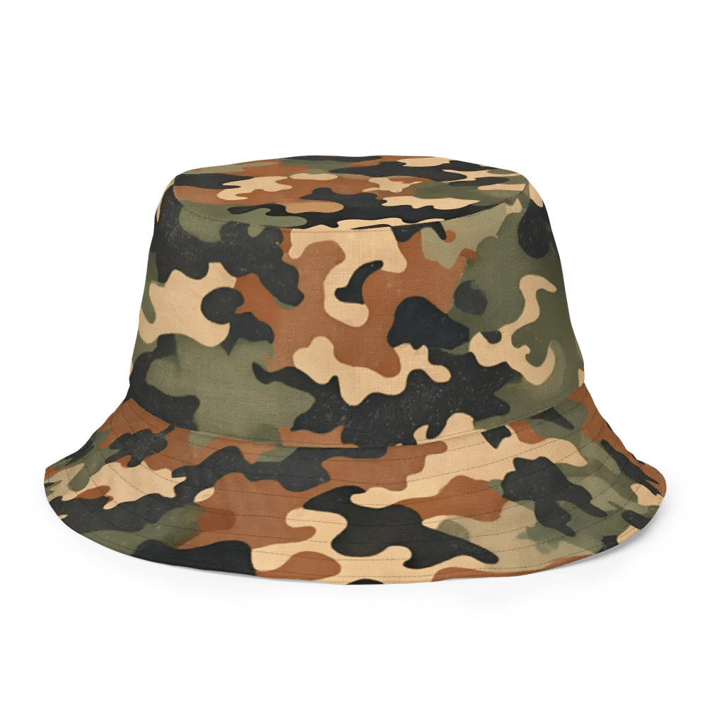 Versatile Camo Reversible Bucket Hat product image (8)
