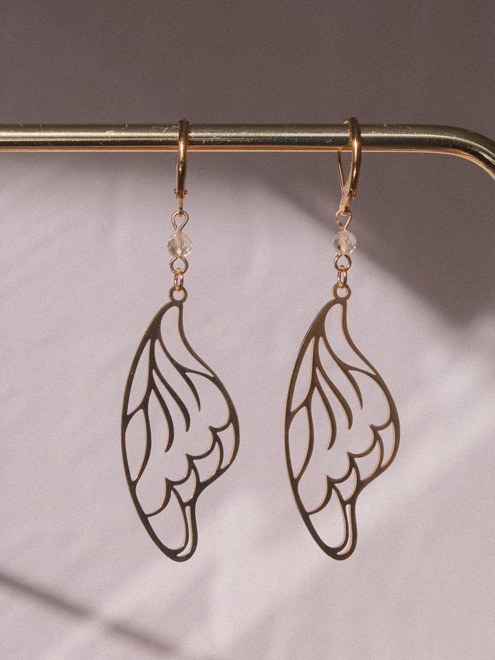 Wings of fortune - Citrine earrings product image (2)