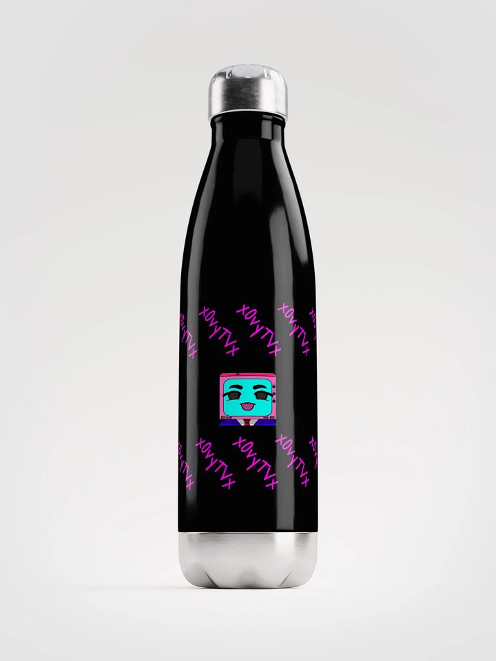 Techy Monitor Man Stainless Steel Water Bottle product image (1)
