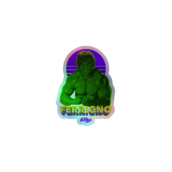 Lou Ferrigno's Hulk Holofoil Sticker product image (1)