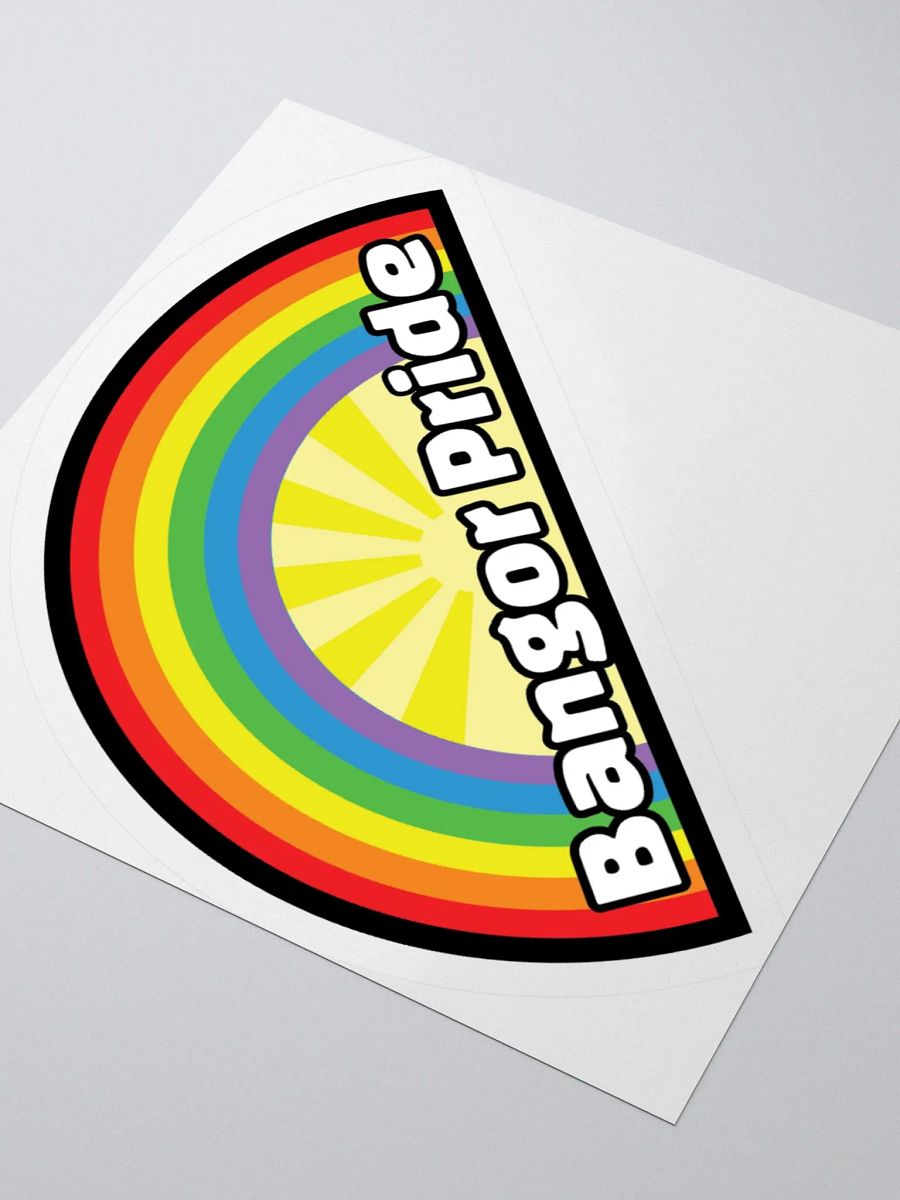 Bangor Pride Half Logo Sticker product image (7)