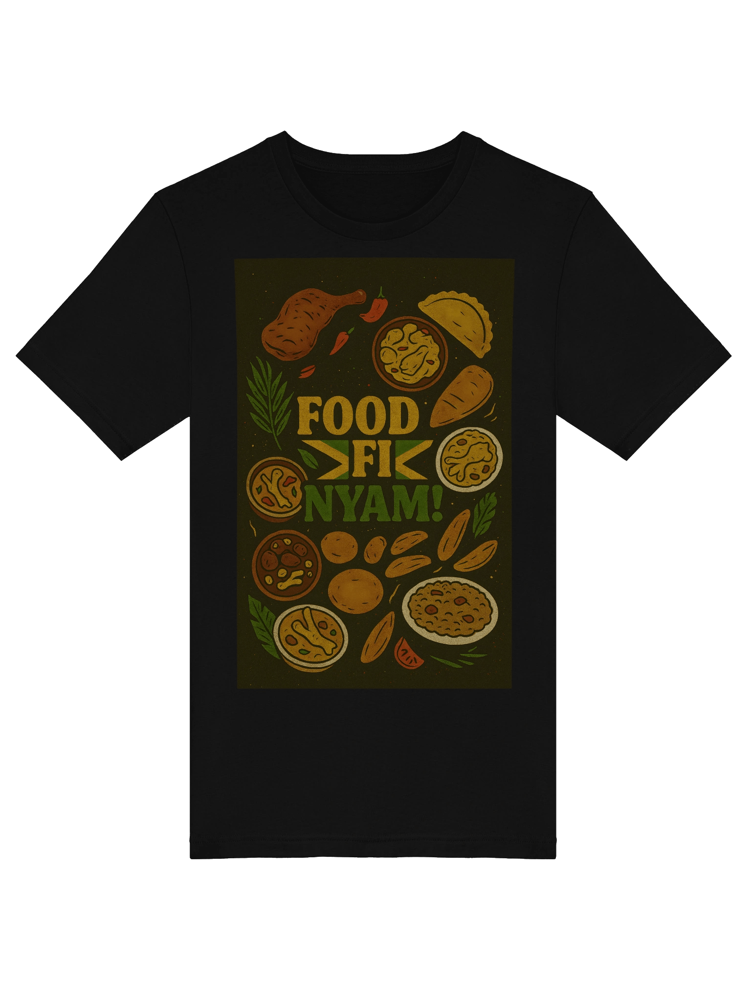 Foodie Delight Illustrated T-Shirt product image (5)