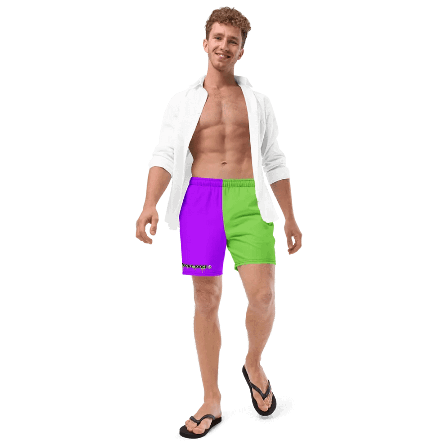 SPOOKY JOOCE Swim Trunkz - Purple/Green product image (4)