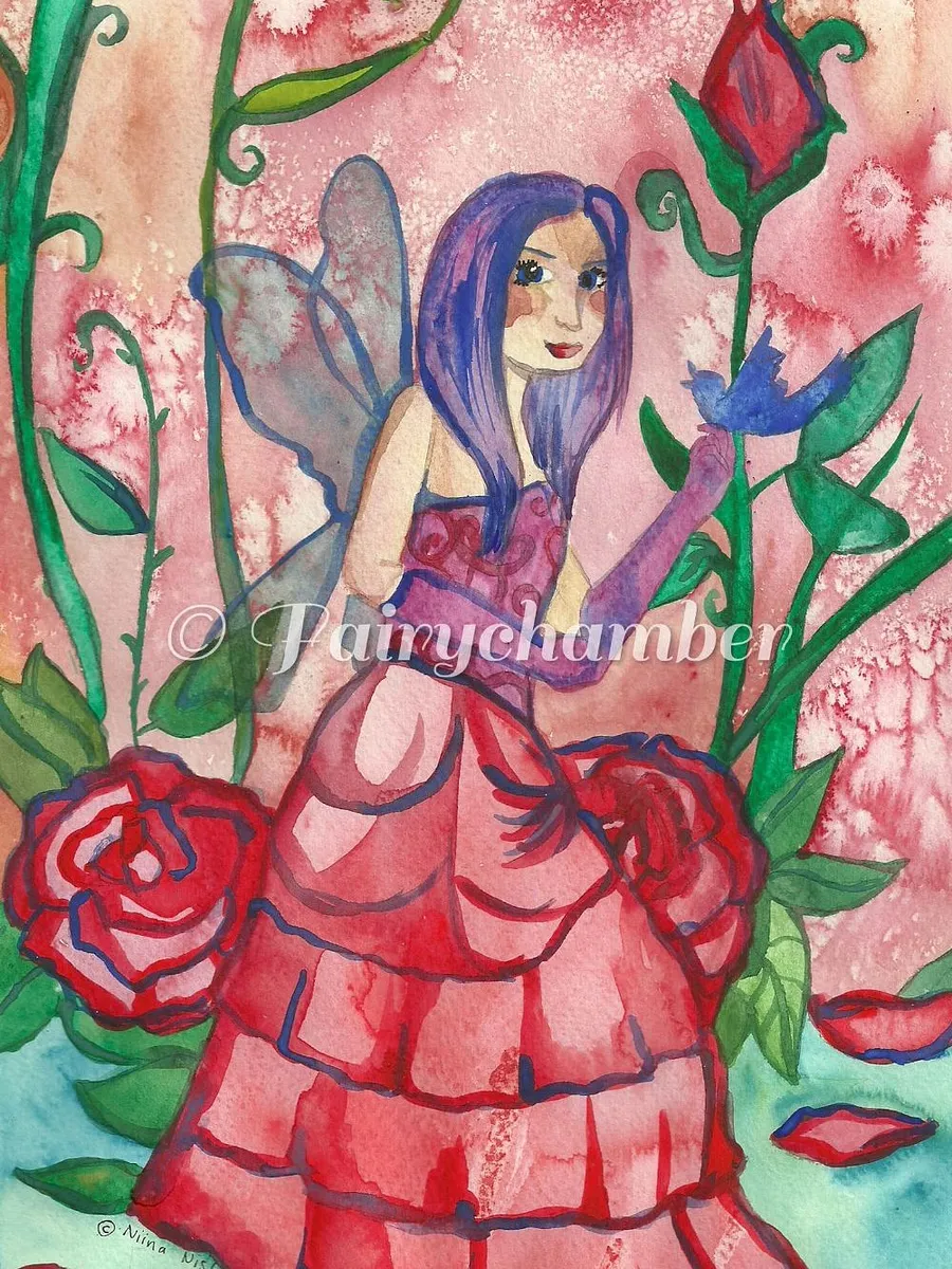 Fairy Of Roses Original Painting product image (1)