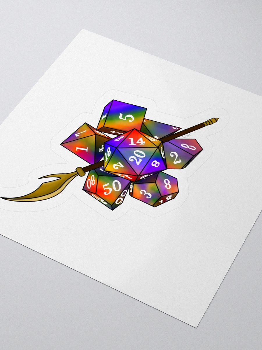 Rainbow Pride Dice Design product image (8)