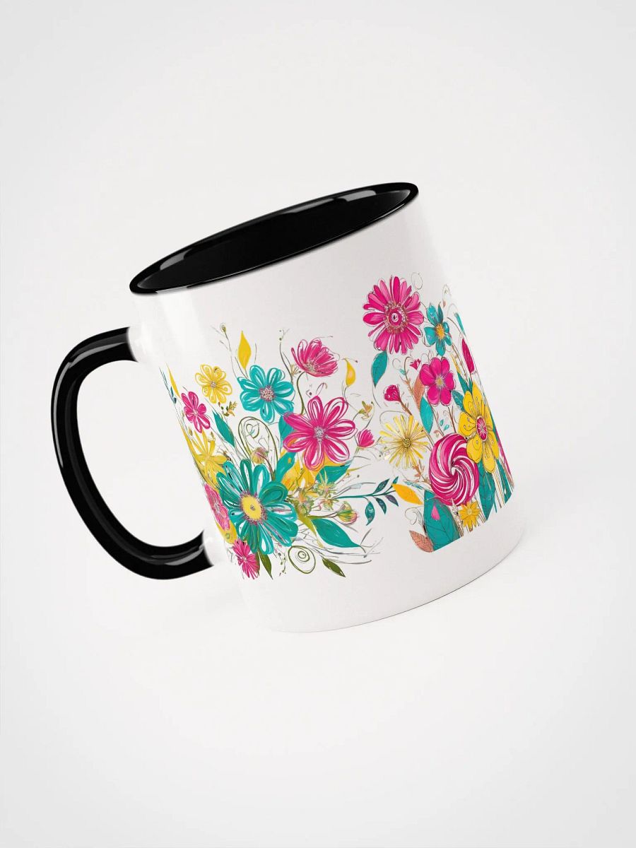 Artsy Boho Flowers Coloured Mug product image (3)