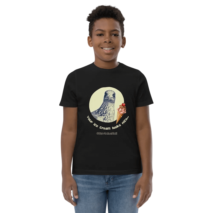 Gavin the Gull - Your ice cream looks nice... Youth T-shirt product image (1)