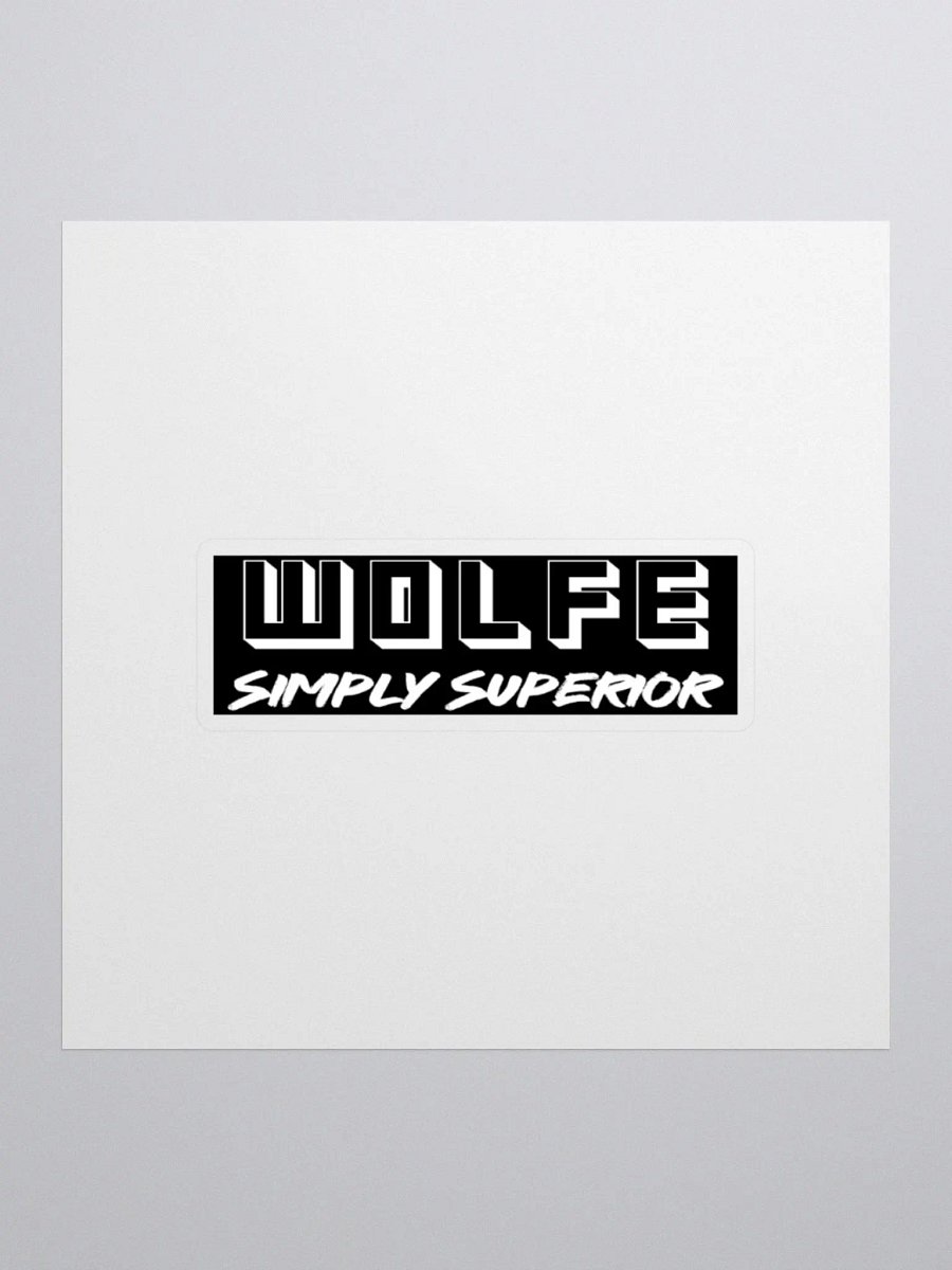 Wolfe Simply Superior Sticker product image (1)