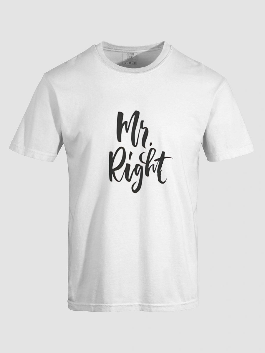 Mr. Right Signature T-shirt product image (7)