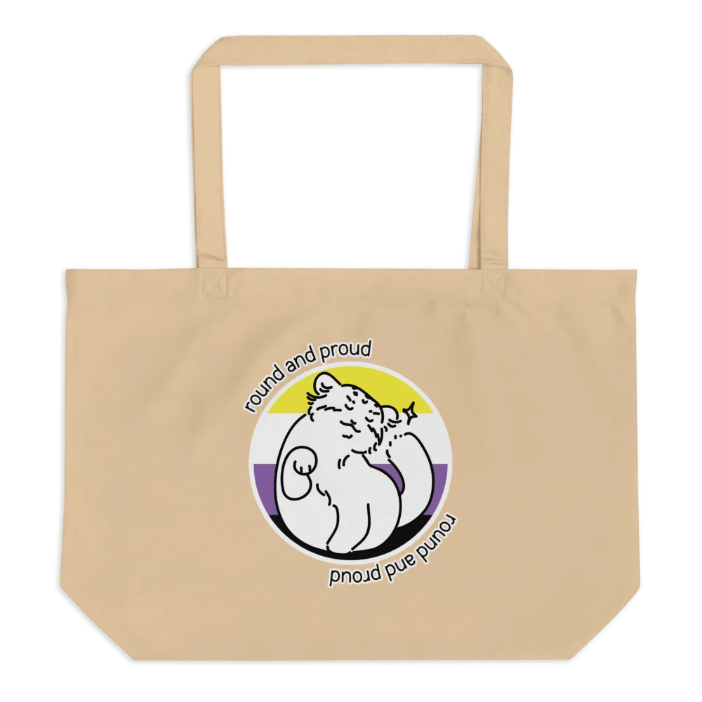 Round and Proud Manul Nonbinary Version - Tote Bag product image (1)