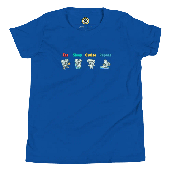 Eat Sleep Cruise Repeat! Koala's in a Line Shirt product image (1)