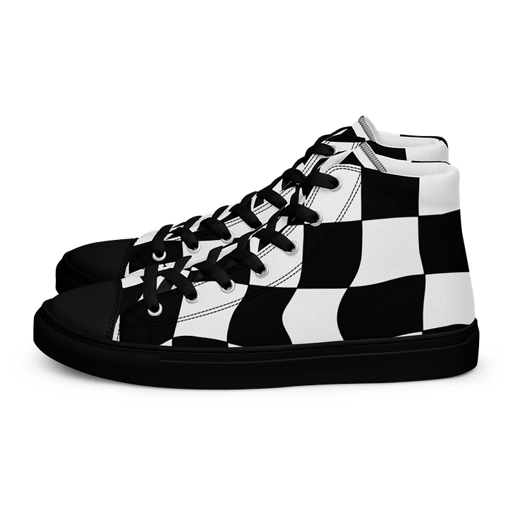 Chess - Men's High Top Canvas Shoes product image (1)