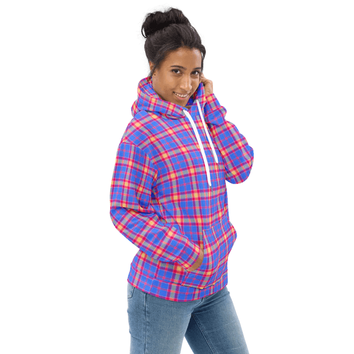 Bright Blue and Hot Pink Hoodie product image (1)