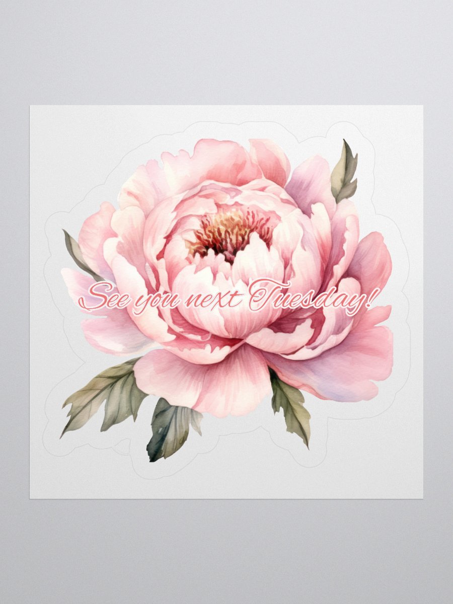 Peony Perfection Kiss Cut Stickers product image (3)
