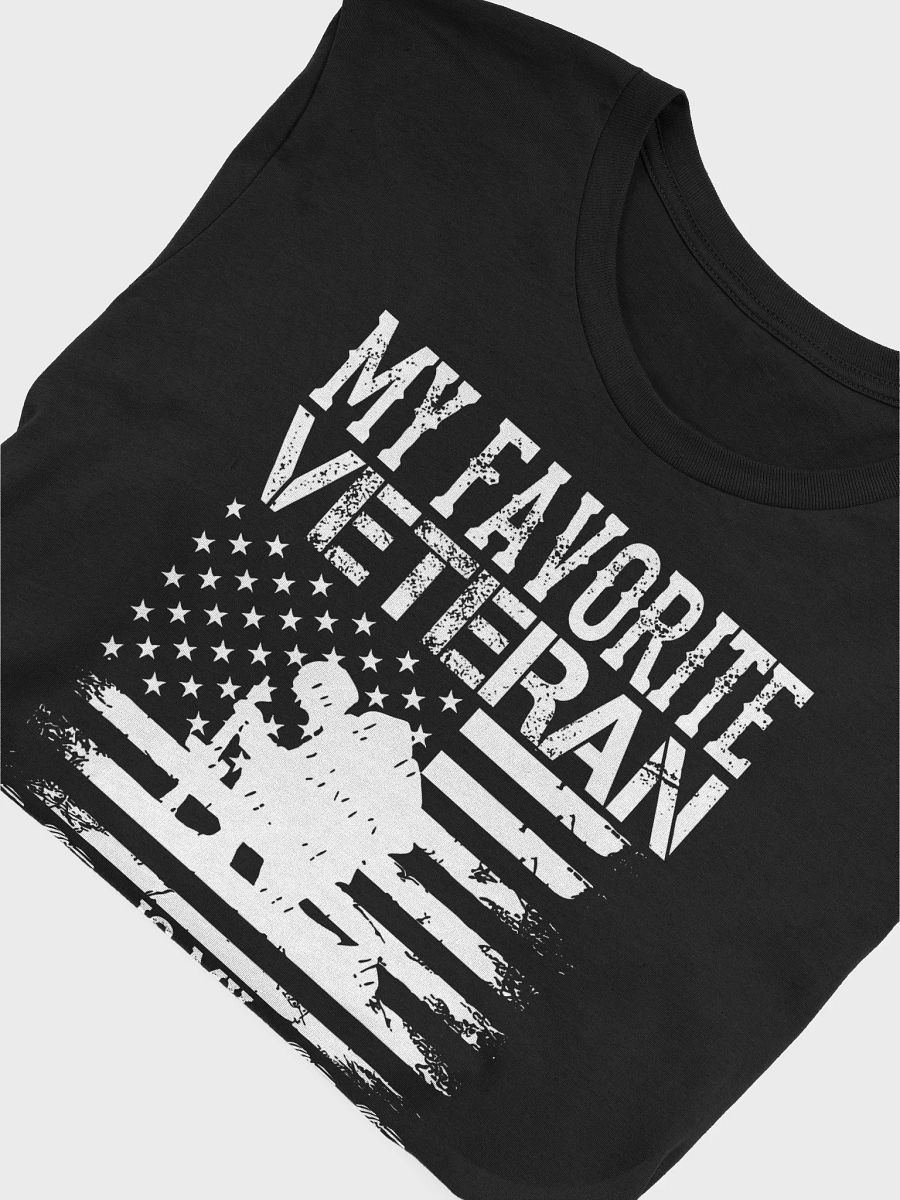 My Favorite Veteran Is My Husband - Adult T-Shirt product image (5)