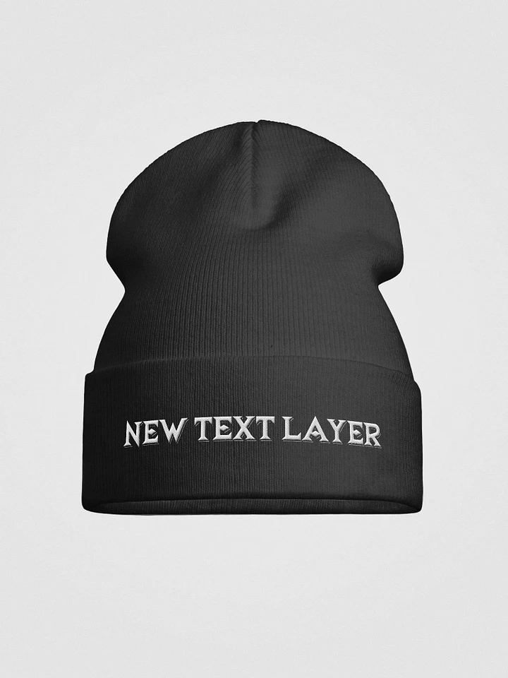 New Text Layer Beanie product image (1)