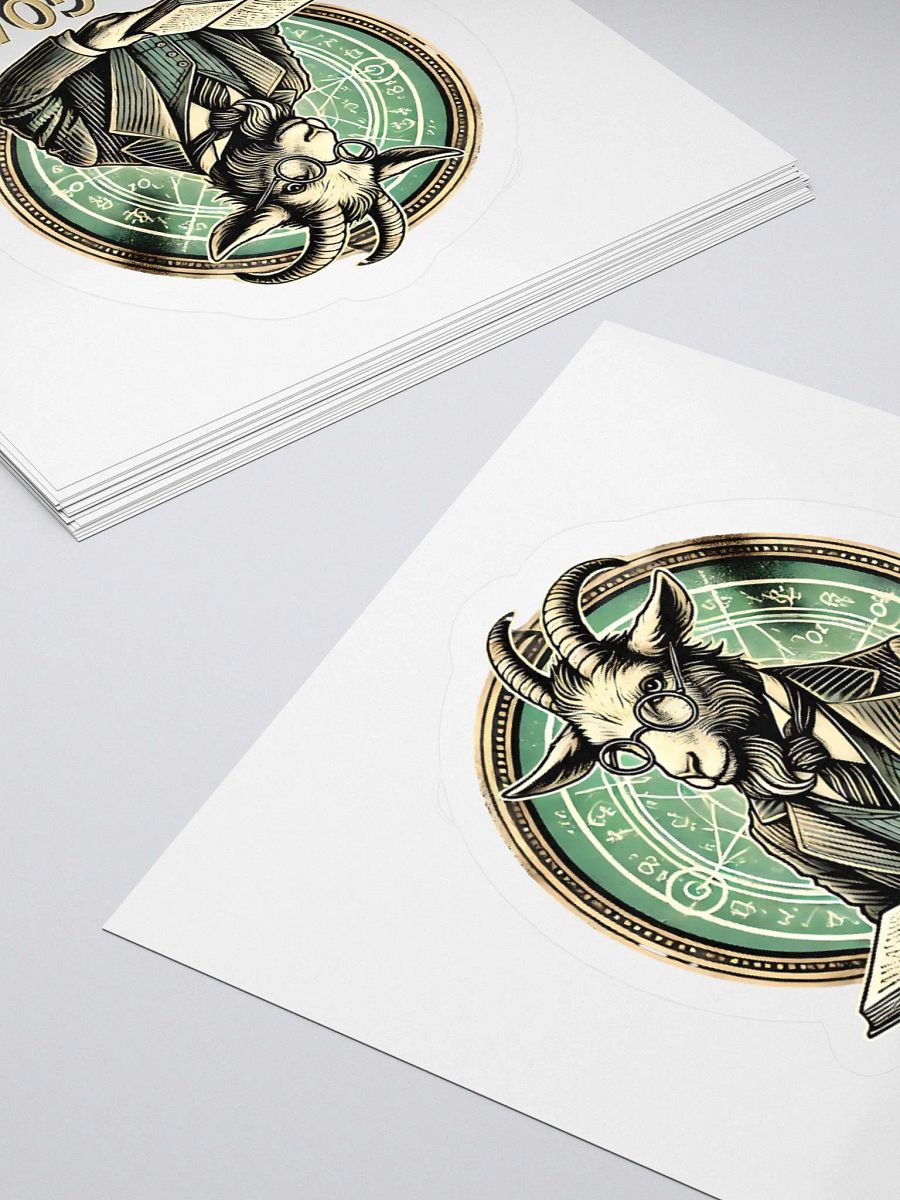 Dr. Dillamond "The GOAT" Broadway Stickers – Kiss-Cut Vinyl Decals product image (4)