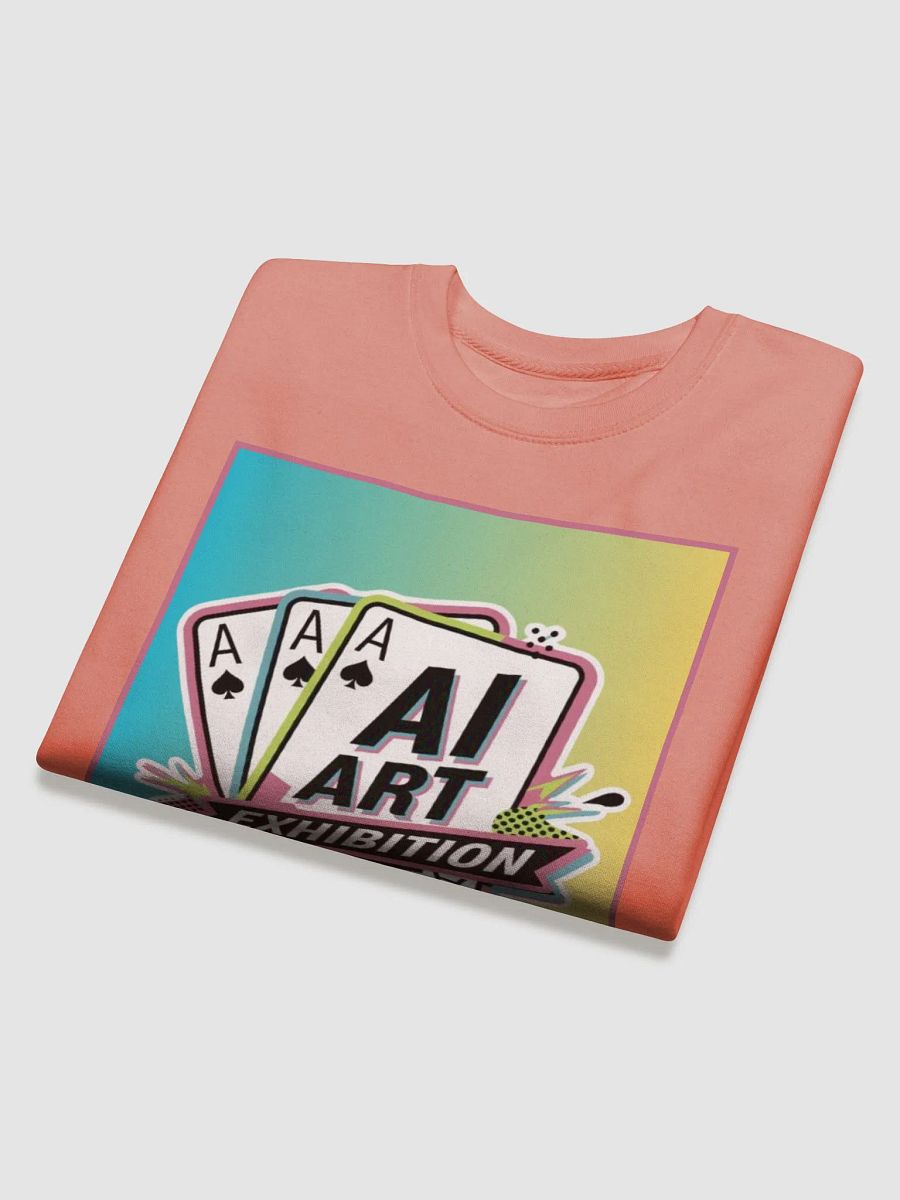"AI ART EXHIBITION" premium cotton sweatshirt product image (10)