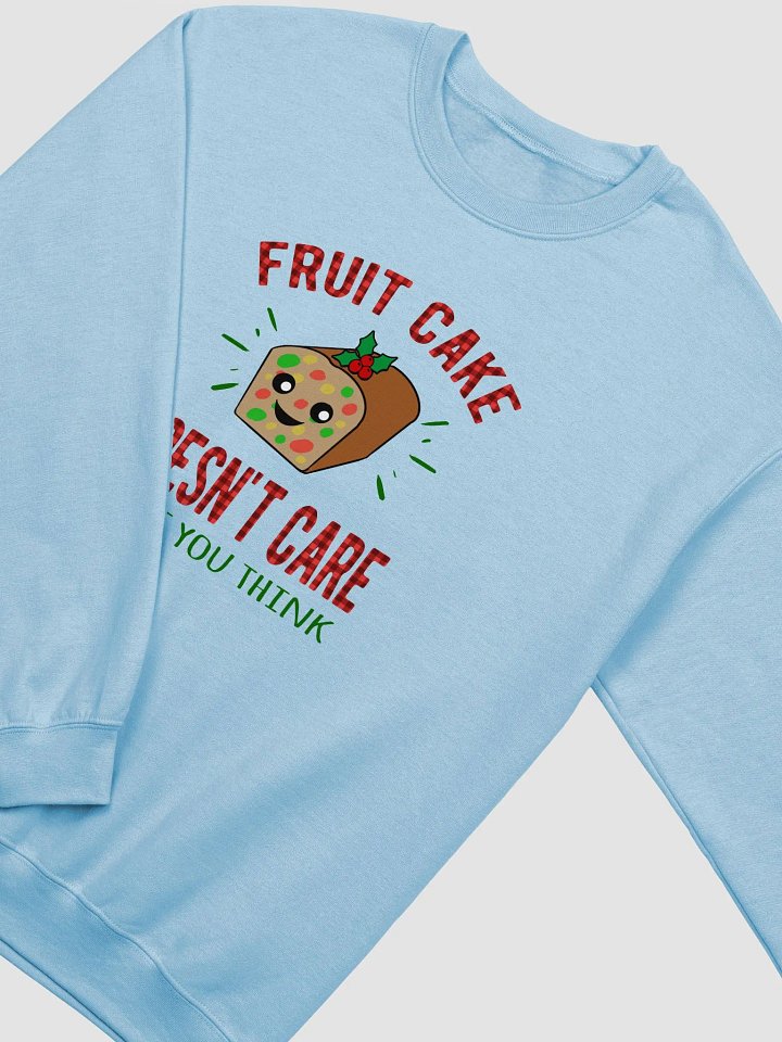 Fruit Cake Doesn't Care, Classic Crewneck Sweatshirt, Light Colors product image (10)