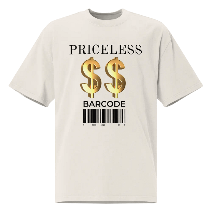 Priceless Oversized Tshirt product image (2)
