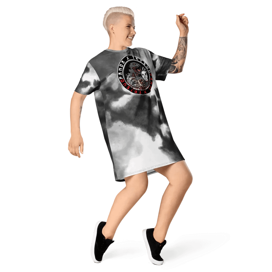God of Carnage T-Shirt Dress (Northern Lotus Design) product image (8)
