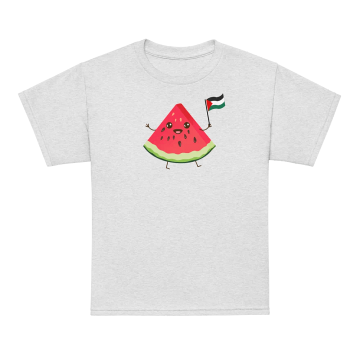 Watermelon Palestine Flag Graphic T-shirt product image (1)