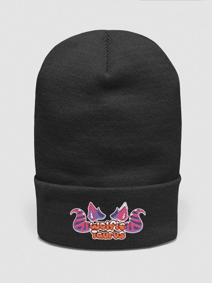 Wolfie Taurus logo beanie product image (1)