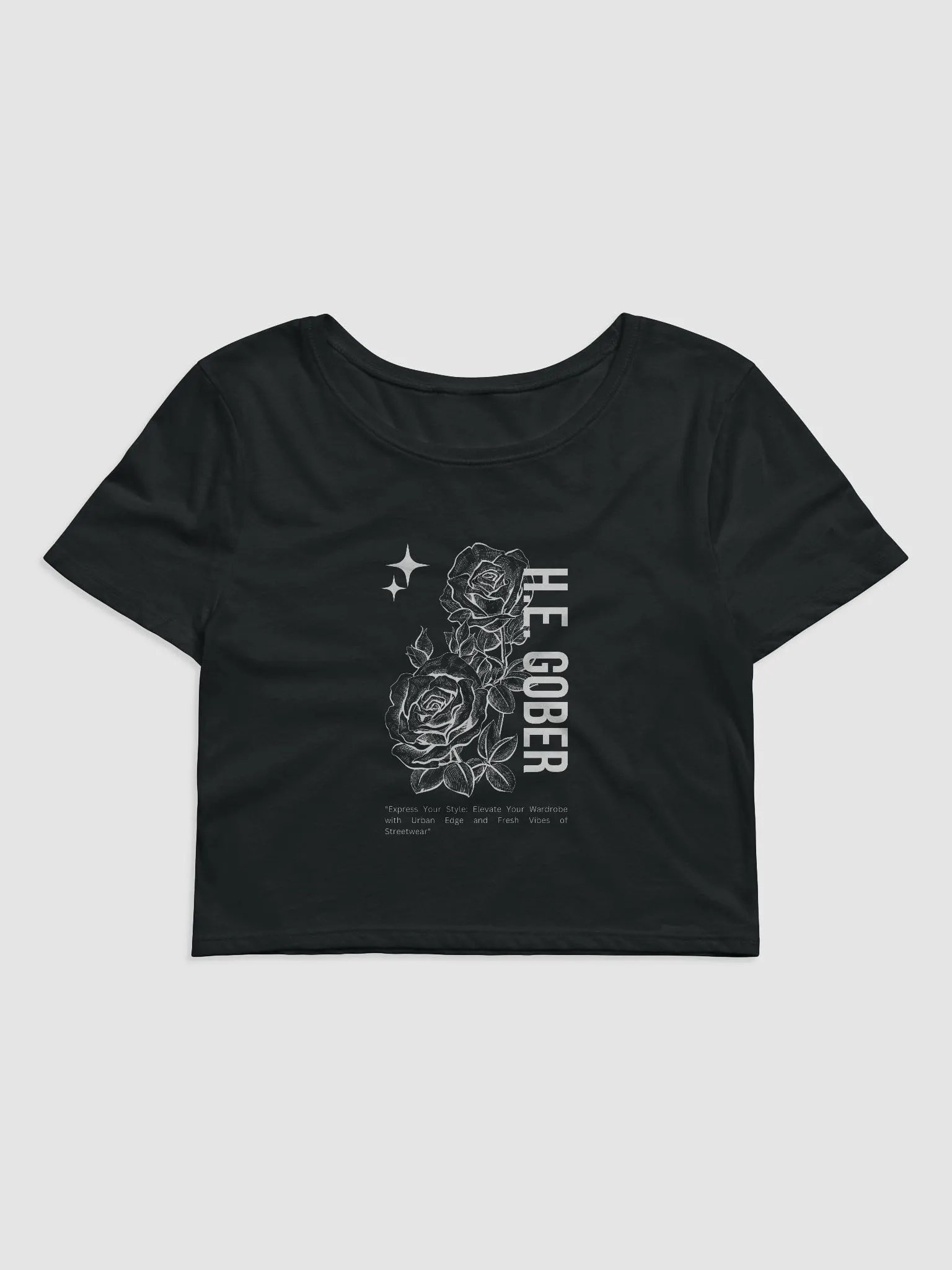 H.E. Gober Floral Crop Top product image (1)