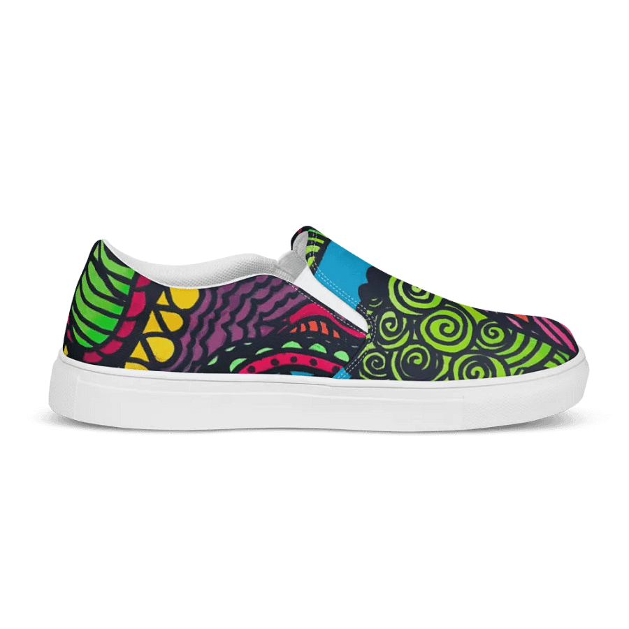 Women's Psychedelic Movement Slip-Ons product image (11)