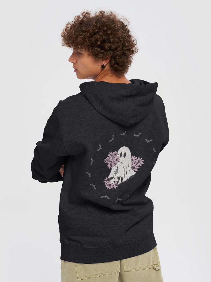 Ghostly Blossom Fleece Zip-Up Hoodie product image (17)