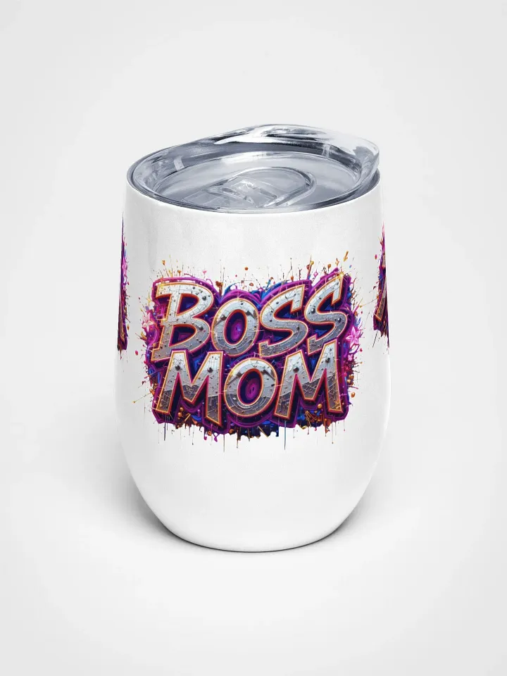 BOSS MOM Wine Tumbler product image (1)