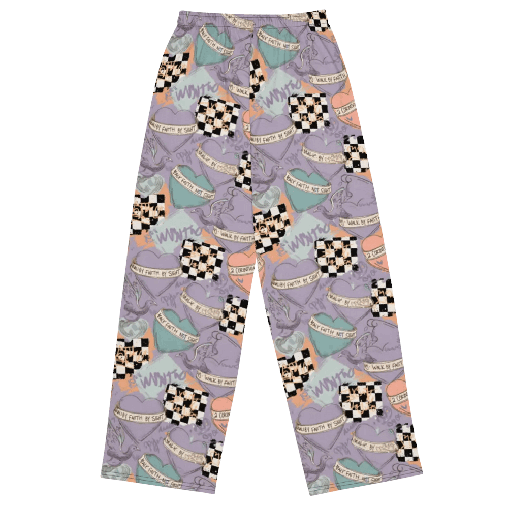 90s Christian Lounge Pants – 'Walk by Faith product image (2)