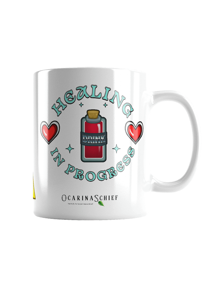 Healing In Progress White Glossy Mug product image (2)
