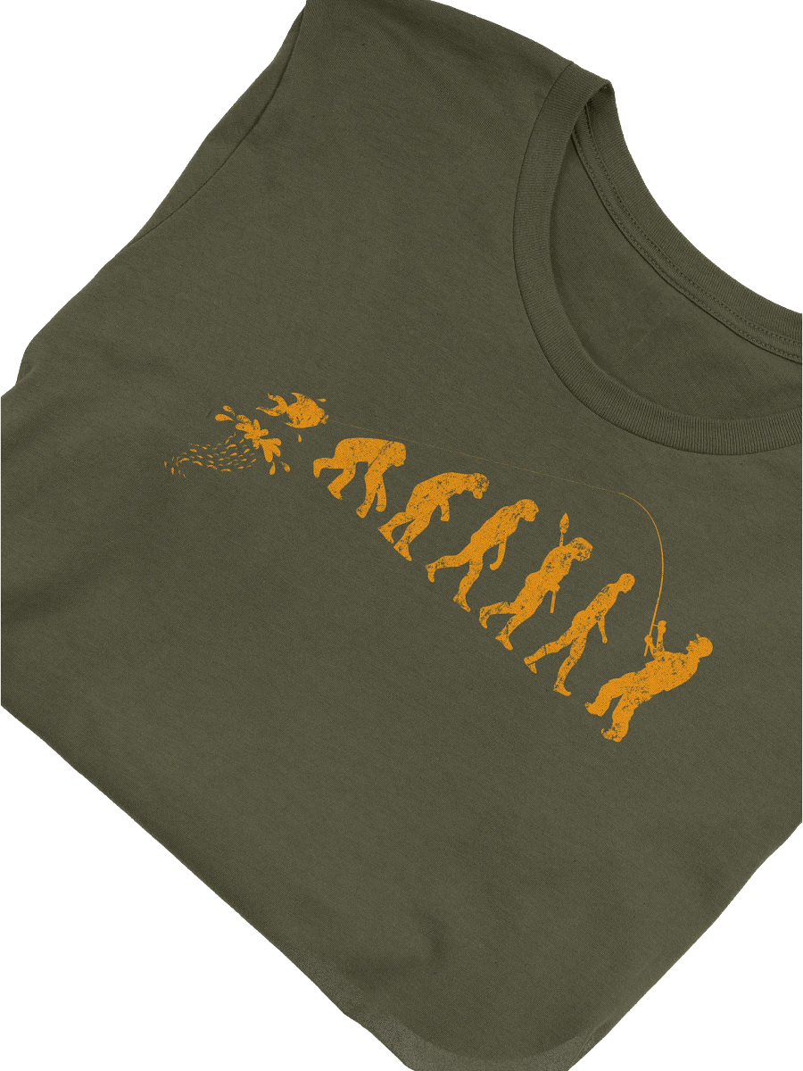 Funny Evolution Fishing T-Shirt - Perfect Fathers Day Gift, Fishing Shirts, Fisherman Tees, Angling Shirt, Love Fishing product image (5)
